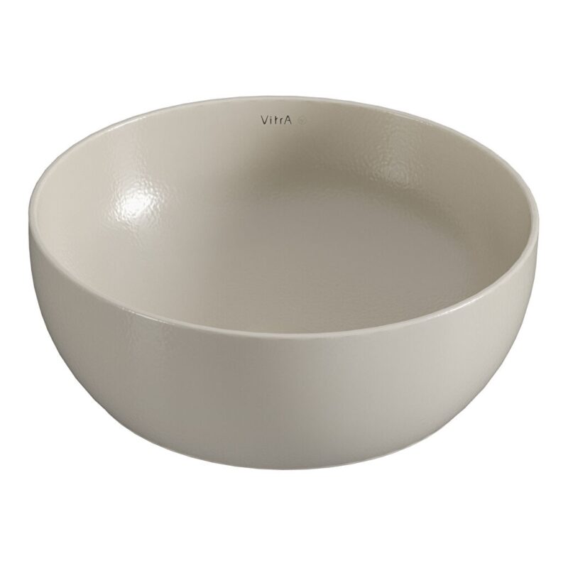 Vitra Outline Round Recycled Ceramic Basin Matt Taupe Vitra Outline Round Recycled Ceramic Basin Matt Taupe