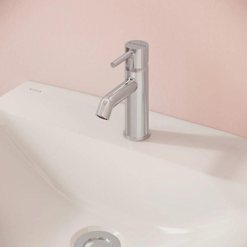 Vitra Minimax S Basin Mixer without Waste Chrome