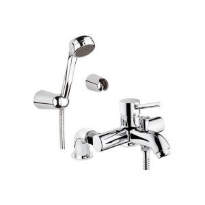 Vitra Minimax S Bath/Shower Mixer with Handshower Chrome