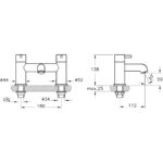 Vitra Minimax 2 Tap Hole Bath Filler