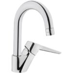 Vitra Solid S Basin Mixer with Swivel Spout
