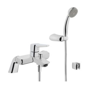 Vitra Solid S Bath Mixer with Elbow & Handshower