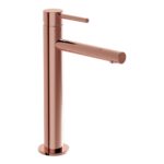 Vitra Origin Tall Basin Mixer Tap for Bowls Soft Copper