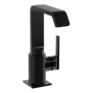 Vitra Suit Basin Mixer Tap with Side Handle Gloss Black