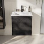 Vitra Suit Basin Mixer Tap with Side Handle Gloss Black