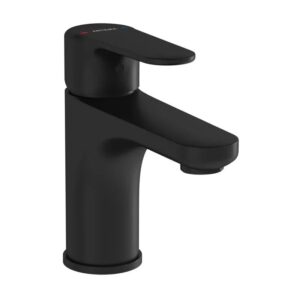 Vitra Root Round Compact Basin Mixer Matt Black