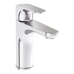 Vitra Root Round Large Basin Mixer Tap Chrome