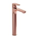 Vitra Root Tall Basin Mixer for Bowls Soft Copper