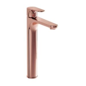 Vitra Root Tall Basin Mixer for Bowls Soft Copper