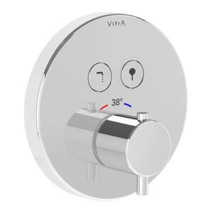 Vitra Aquacontrol Round Concealed Thermostatic Shower Mixer