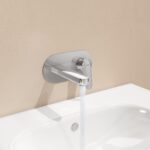 Vitra Root Round Built-In Wall Basin Mixer Chrome