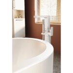 Vitra Root Floor Standing Bath Shower Mixer Chrome