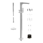 Vitra Root Floor Standing Bath Shower Mixer Chrome