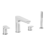 Vitra Root Round 4 Hole Bath Shower Mixer