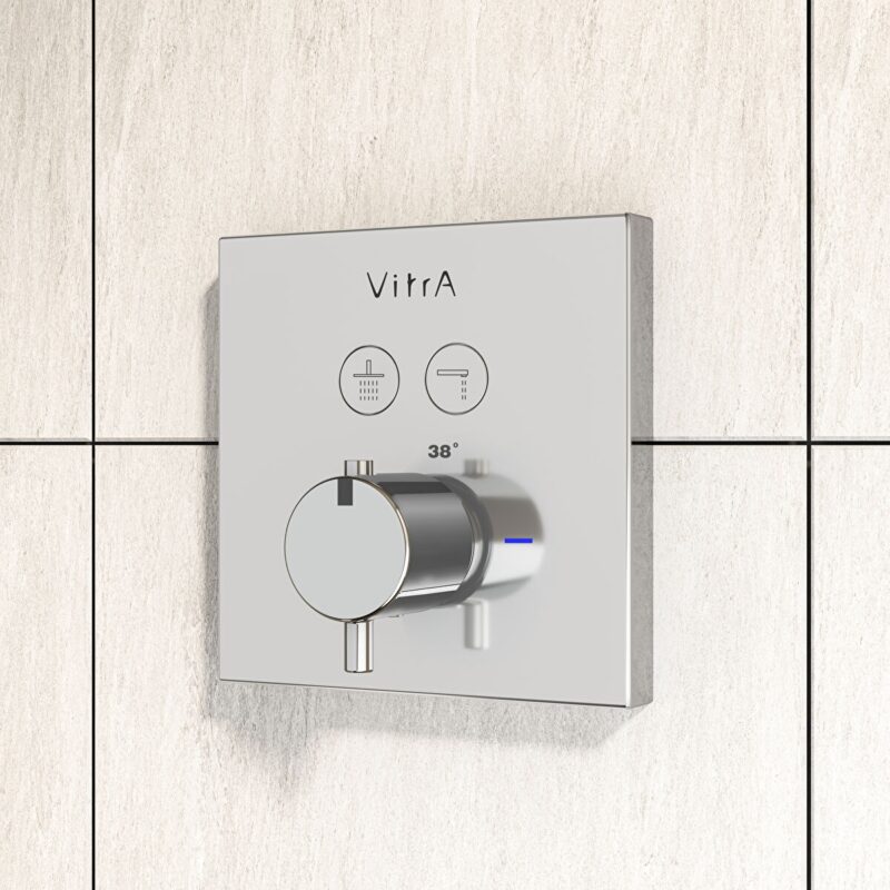Vitra Aquacontrol Square Concealed Thermostatic Shower Mixer
