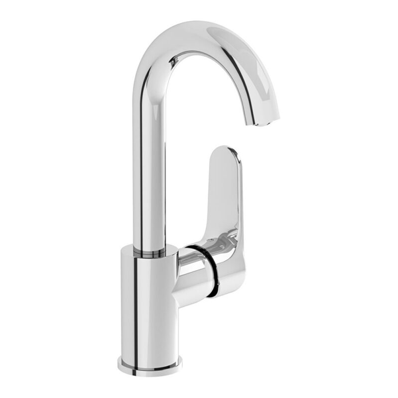 Vitra Root Basin Mixer with Swivel Spout Chrome