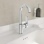 Vitra Root Basin Mixer with Swivel Spout Chrome