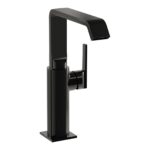 Vitra Suit Basin Mixer Tap with Side Handle for Bowls Black