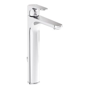 Vitra Root Round Tall Basin Mixer with Pop-Up Waste