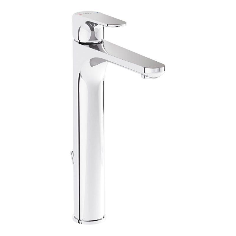 Vitra Root Round Tall Basin Mixer with Pop-Up Waste