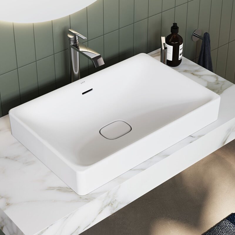 Vitra Suit Top Handle Tall Basin Mixer Tap