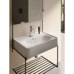 Vitra Suit Top Handle Basin Mixer Tap Chrome