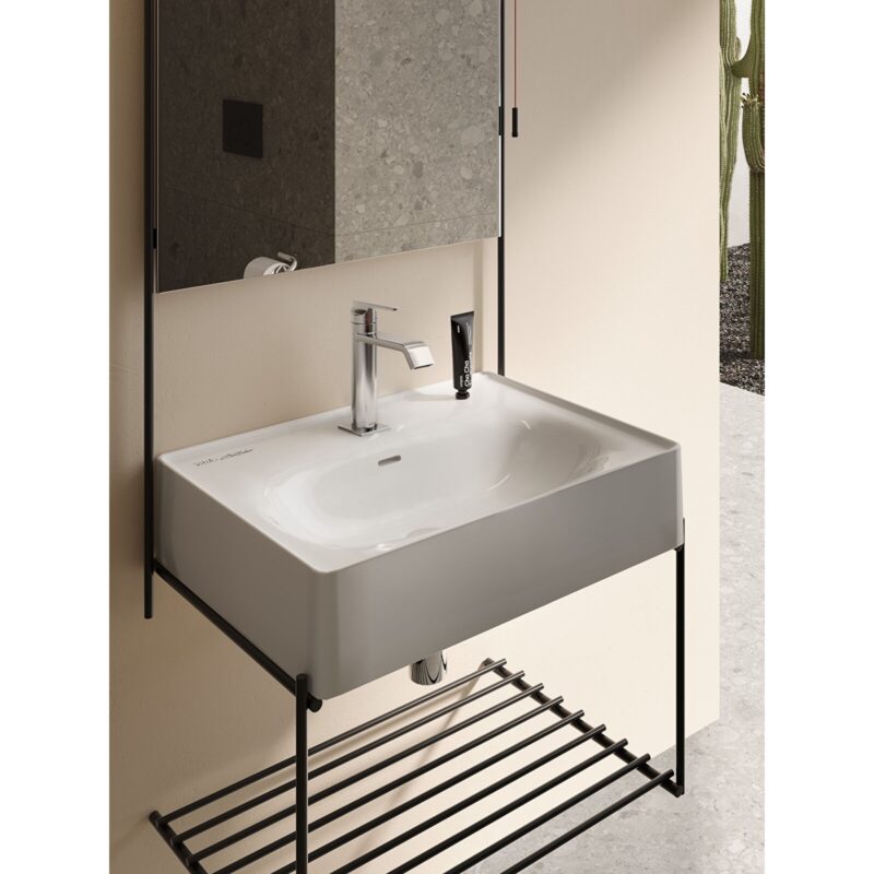 Vitra Suit Top Handle Basin Mixer Tap Chrome