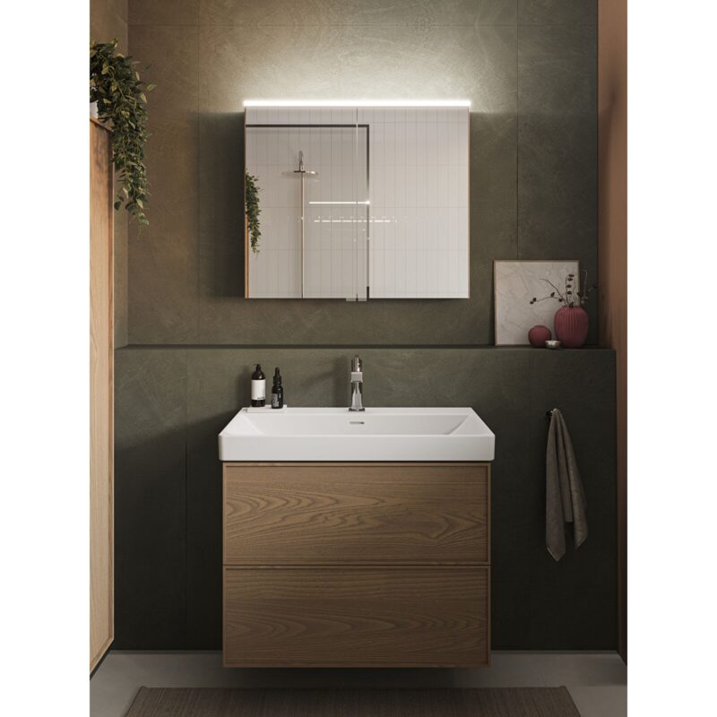 Vitra Suit Top Handle Basin Mixer Tap Chrome