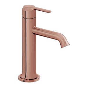 Vitra Origin Classic Top Handle Basin Mixer Tap Soft Copper