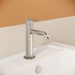 Vitra Origin Classic Basin Mixer Tap with Top Handle Chrome