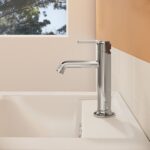 Vitra Origin Classic Basin Mixer Tap with Top Handle Chrome