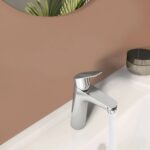 Vitra Flow Round Large Basin Mixer Chrome