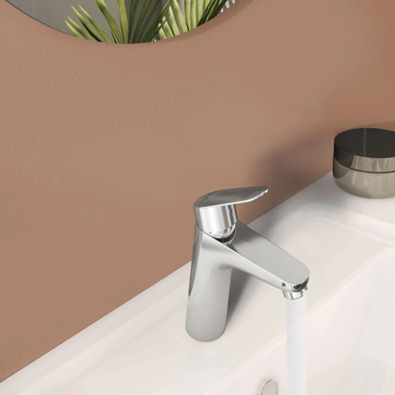 Vitra Flow Round Large Basin Mixer Chrome