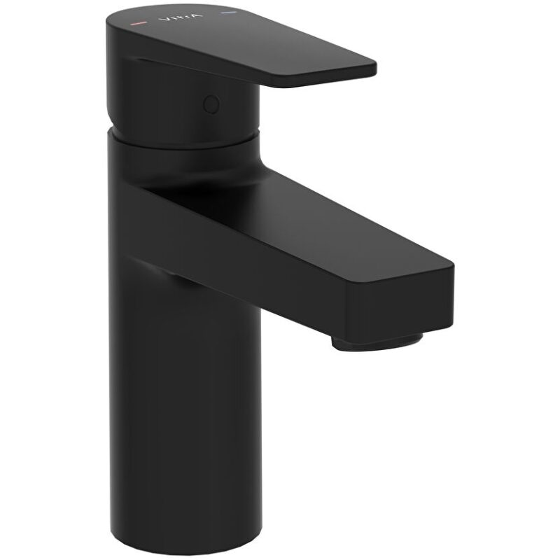 Vitra Flow Square Matt Black Standard Basin Mixer Vitra Flow Square Matt Black Standard Basin Mixer