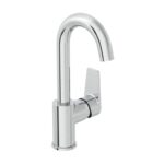 Vitra Flow Square Basin Mixer Swivel Chrome