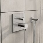 Vitra Root Square 1 Way Concealed Thermostatic Shower Mixer Valve Chrome