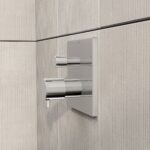 Vitra Root Square 1 Way Concealed Thermostatic Shower Mixer Valve Chrome