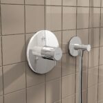 Vitra Root Round 3 Way Diverter (Exposed Part) Chrome