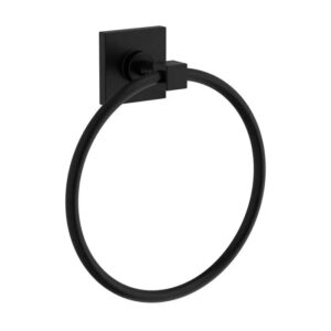 Vitra Root Round Towel Ring Matt Black