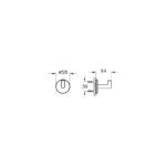 Vitra Origin Robe Hook Matt Black