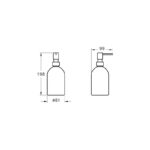 Vitra Origin Liquid Soap Dispenser Chrome