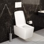 Vitra Origin Freestanding Toilet Brush Holder Chrome