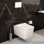 Vitra Origin Freestanding Toilet Brush Holder Chrome