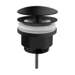 Vitra Universal Free Flow Basin Waste Set Matt Black