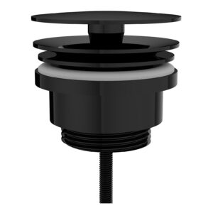 Vitra Basin Waste Set Glossy Black