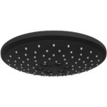 Vitra Bliss Matt Black Round 240mm Headshower