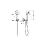 Vitra Origin Classic Hand Shower Set Chrome