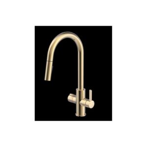 Wash Water OptiH2O Hot Water Unit - 4in1 Pull Out Tap - Brushed Gold