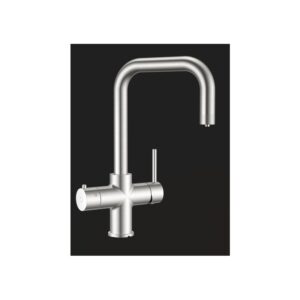 Wash Water OptiH2O Hot Water Unit - 4in1 Round Neck Tap - Brushed Nickel