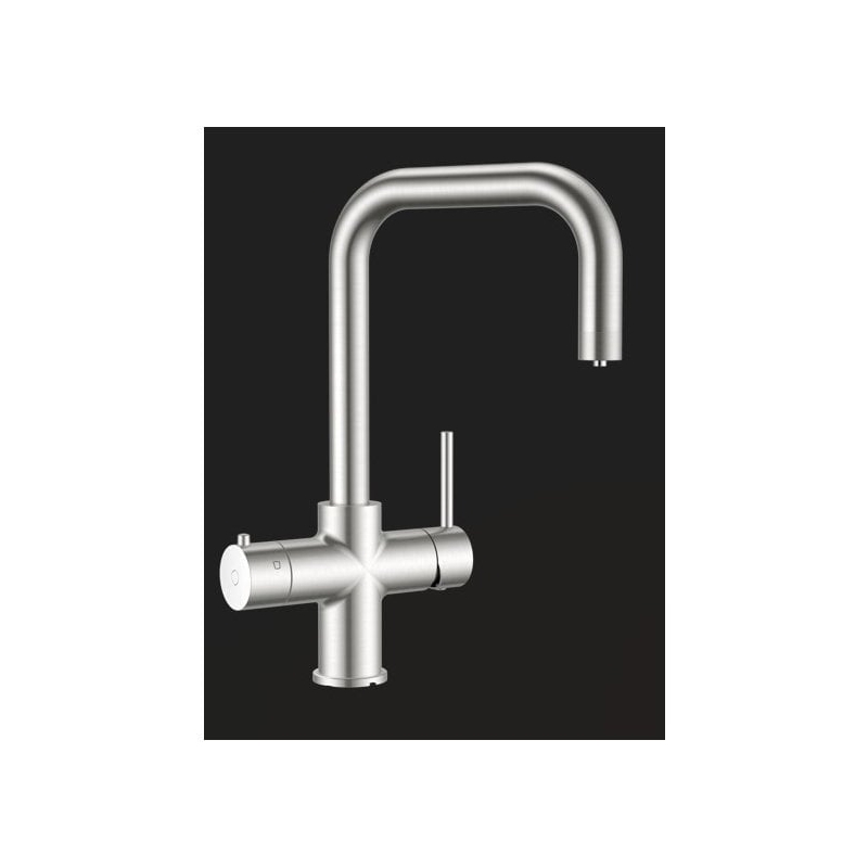 Wash Water OptiH2O Hot Water Unit - 4in1 Round Neck Tap - Brushed Nickel